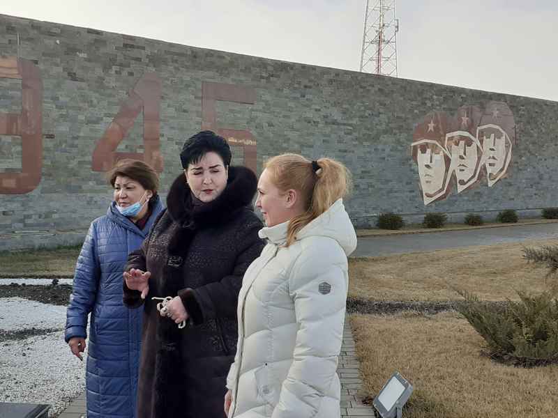 Парк Победы село Цветное Володарского района Астраханской области