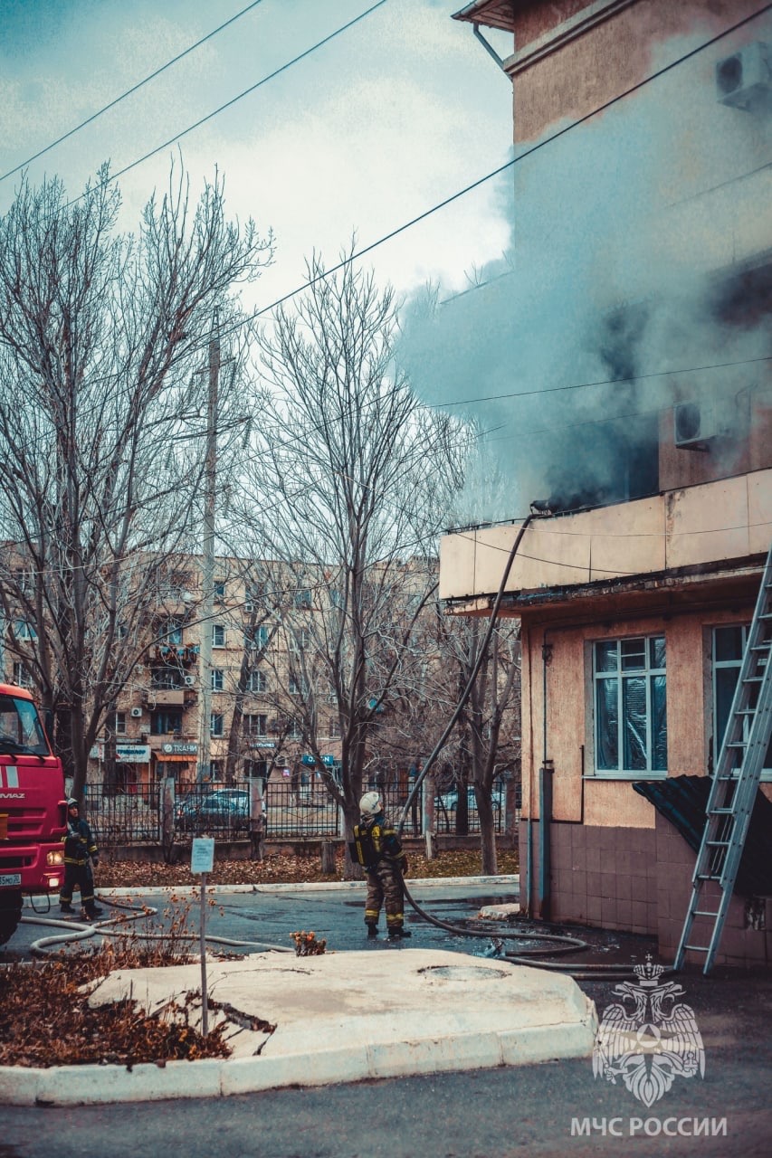 Пожар в детской больнице имени Силищевой