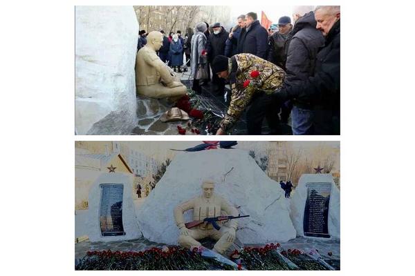 В Каспийской столице установлен памятник воинам-интернационалистам