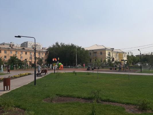 Уютный парк «Дружба» в Жилгородке реконструирован благодаря РЖД