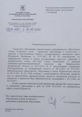 В Астрахани школьников отправили на каникулы из-за высокой заболеваемости