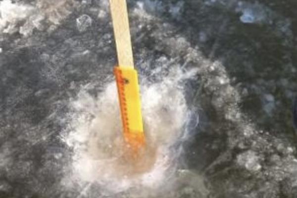 Администрация города предупредила астраханцев об опасности выхода на лёд 