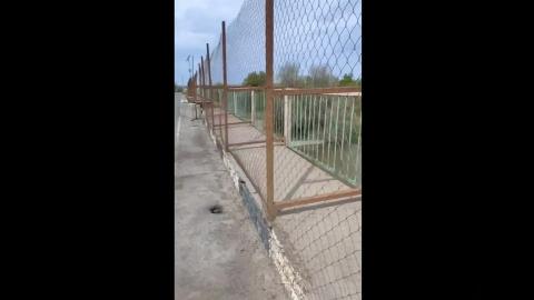 Embedded thumbnail for В селе Бирюковка Астраханской области разваливается мост